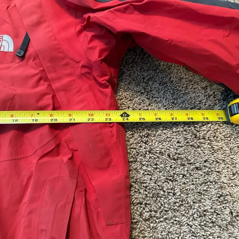 The Northface Summit Series Mens XL Red Gore-Tex Shell Jacket, used condition